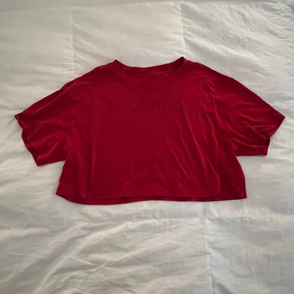 Lululemon All Yours Cropped Graphic T-Shirt 8